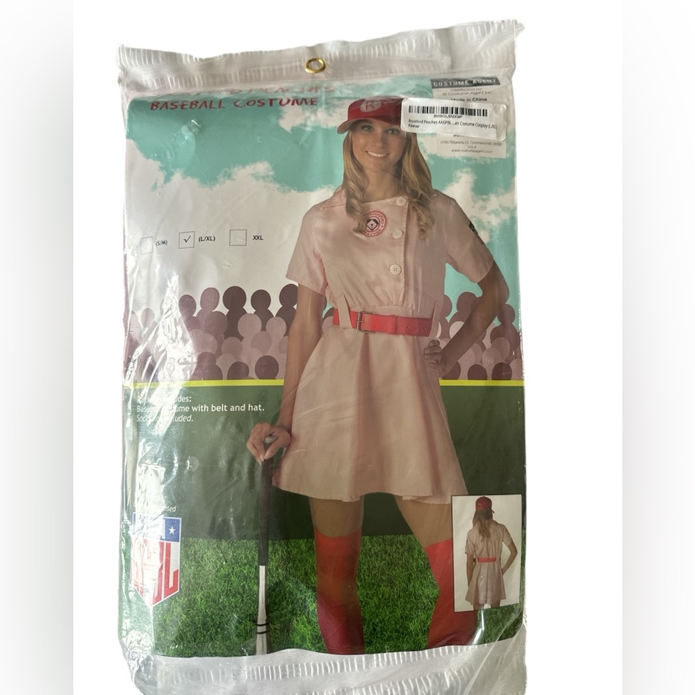 Rockford Peaches Baseball costume - Picture 2 of 6